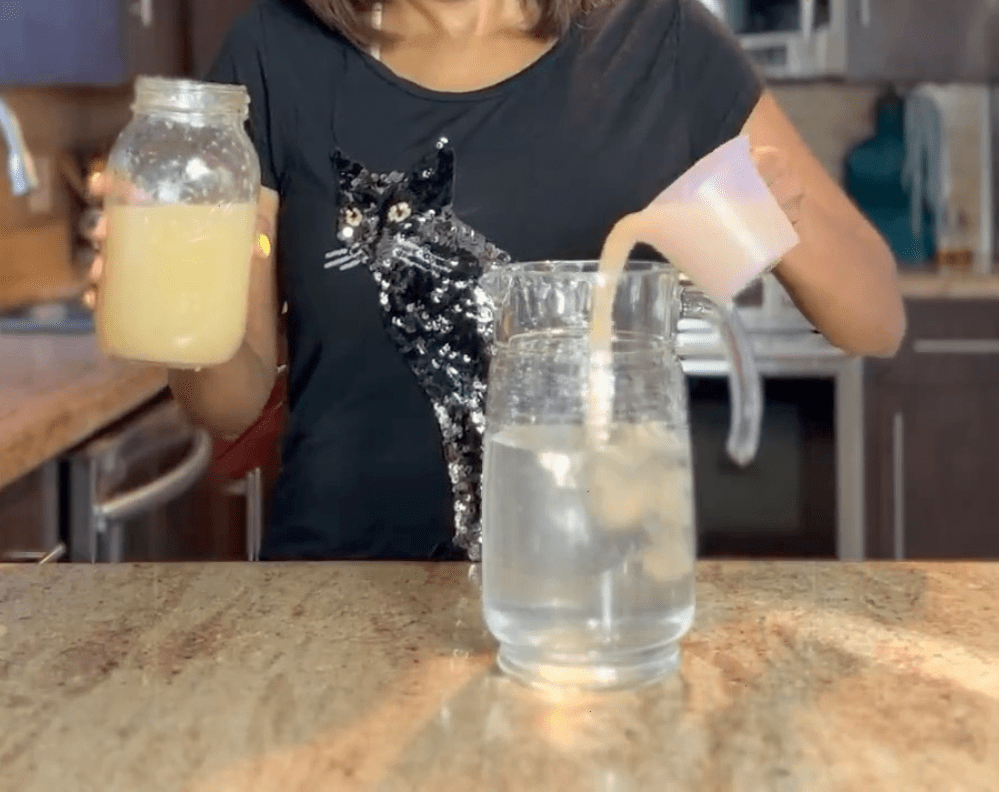 sea moss lemonade refreshing drink